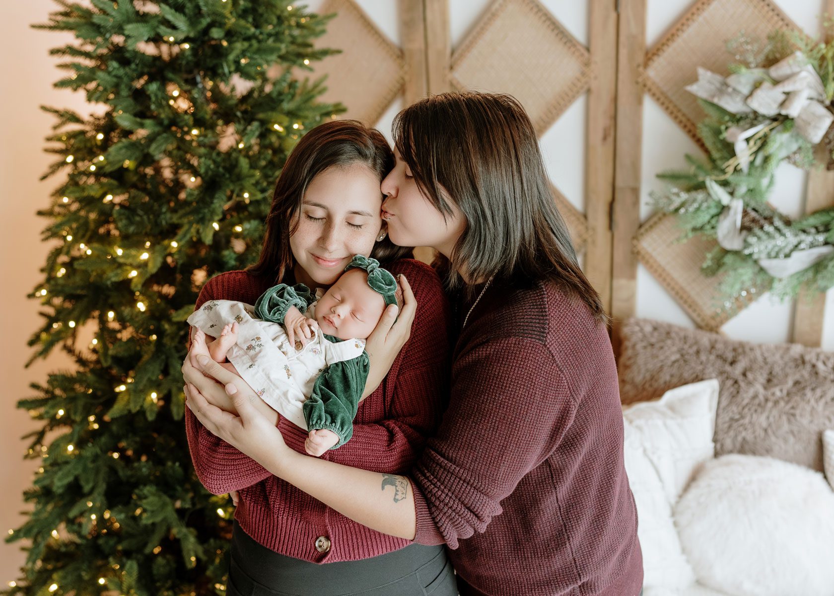 Winnipeg Christmas studio family photography
