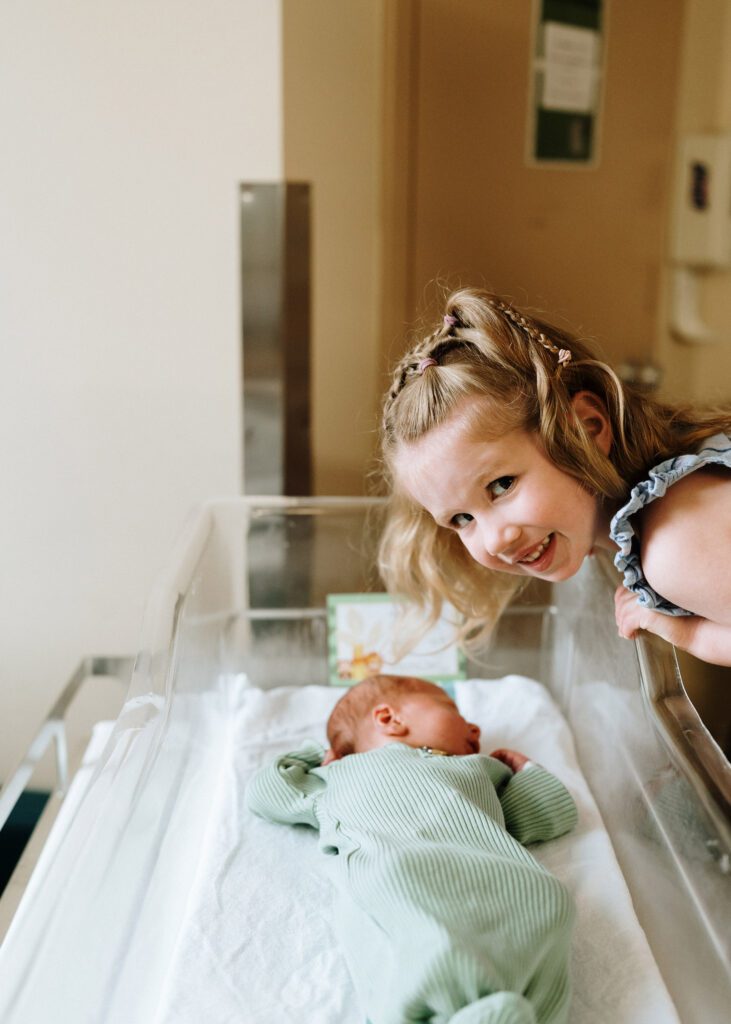 fresh 48 newborn baby photography in Winnipeg hospital