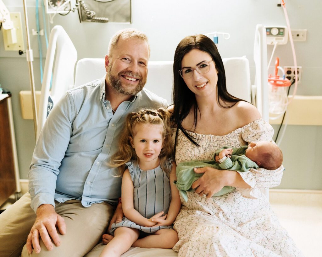 Winnipeg fresh 48 newborn baby hospital portrait