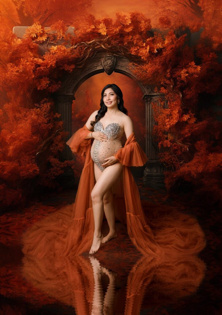 maternity-dress-studio-session-winnipeg